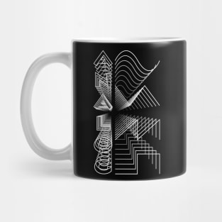 Analog Waveform Audio Digital Design Modular Gift Mug